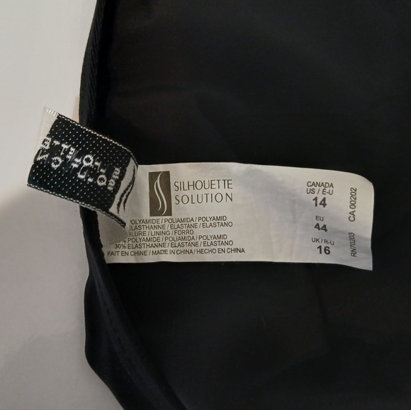 Silhouette Solution Print Swim Tankini 14D - Picture 14 of 14